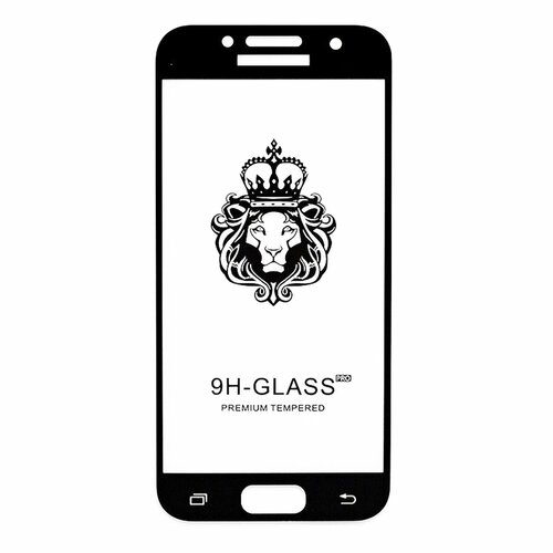 Защитное стекло Samsung A3 2017 черный FullGlue Brera