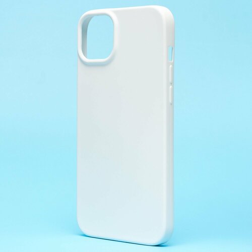 Накладка Apple iPhone 14 Plus белый Silicone Case Full без лого - 2