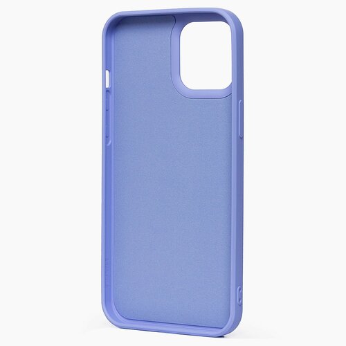 Накладка Apple iPhone 12/12 Pro сиреневый Silicone Case Full без лого - 3