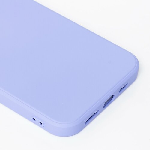 Накладка Apple iPhone 12/12 Pro сиреневый Silicone Case Full без лого - 5