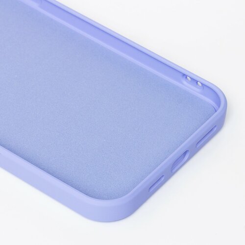 Накладка Apple iPhone 12/12 Pro сиреневый Silicone Case Full без лого - 6
