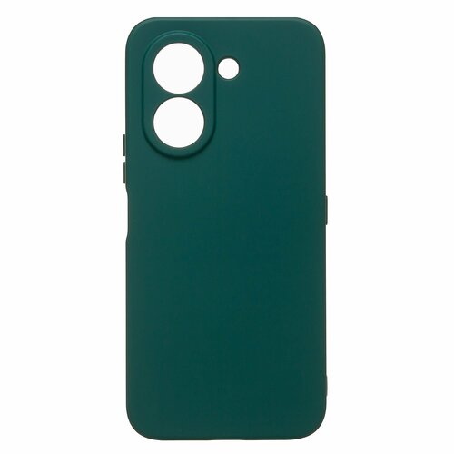 Накладка Huawei Honor X7e темно-зеленый Silicone Case Full без лого