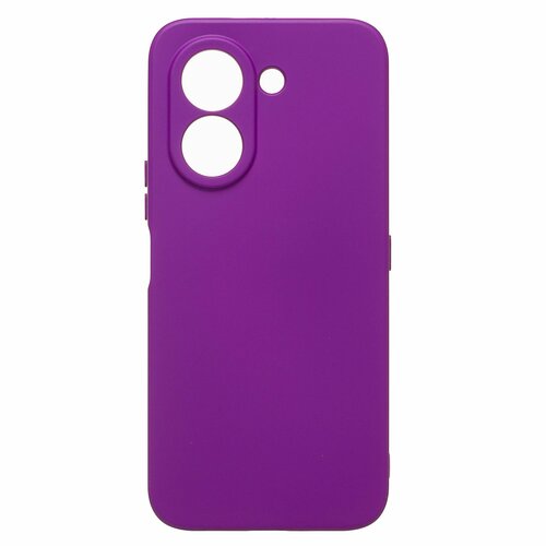 Накладка Huawei Honor X7e фиолетовый Silicone Case Full без лого