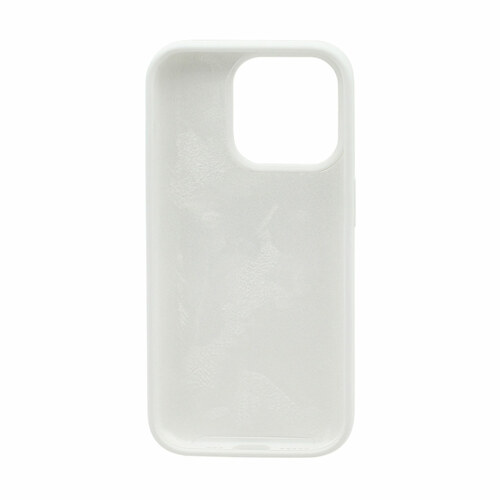 Накладка Apple iPhone 15 Pro белый с защитой камеры Silicone Case Full без лого - 2