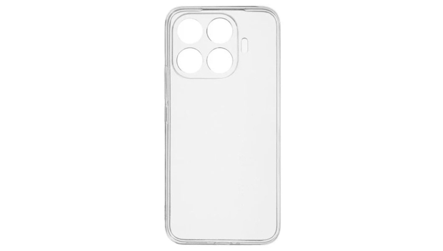 Накладка Xiaomi Redmi 17 4G прозрачный с защитой камеры силикон Блестки