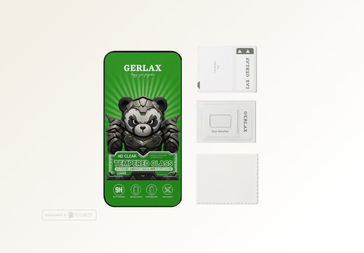 Защитное стекло Apple iPhone 17 Pro Max черный 3D GERLAX GG-601 - 2