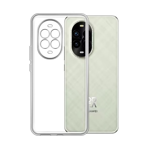 Накладка Huawei Nova 15 прозрачный с защитой камеры силикон