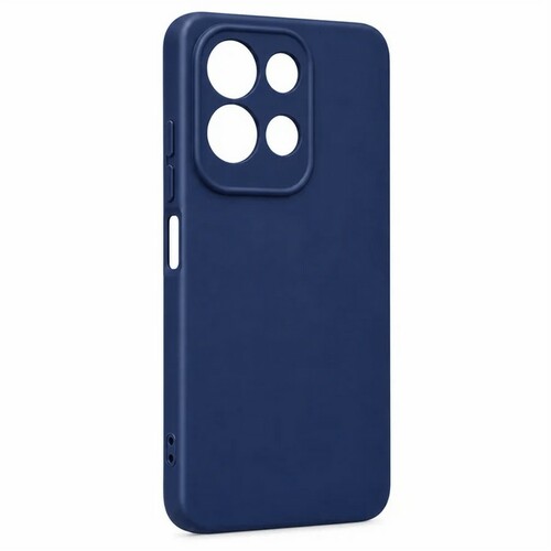 Накладка Xiaomi Redmi 17 4G темно-синий Silicone Case Full без лого