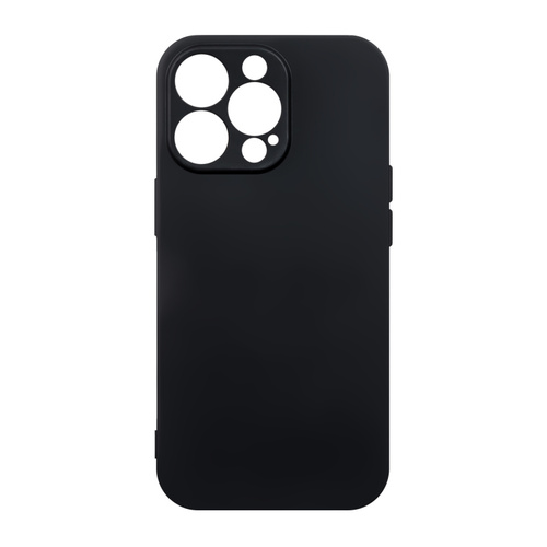 Накладка Apple iPhone 13 Pro черный матовый 1мм силикон Однотонный