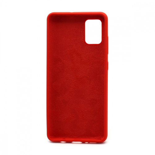Накладка Samsung A51 голубой Silicone Case Full без лого - 2