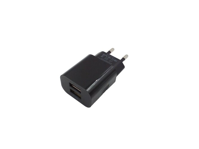 Сетевое зарядное устройство Vespa 1USB черный 2.1A