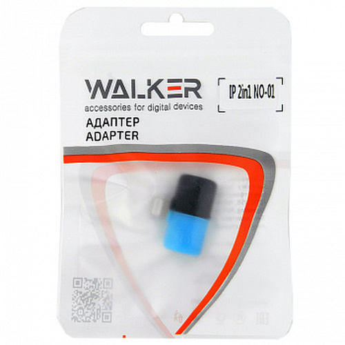 Переходник 8 pin lightning-8 pin lightning + AUX Walker