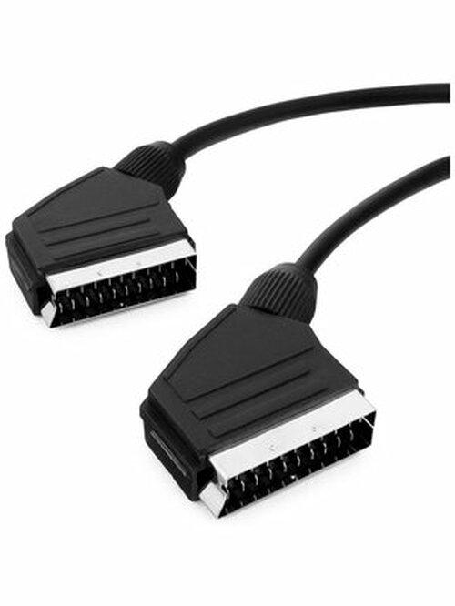 Кабель SCART - SCART No brand пвх черный 5 м. (21 pin)