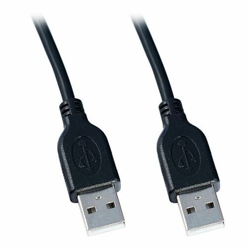 Кабель USB 2.0(п) - USB 2.0(п) No brand пвх черный 3 м.
