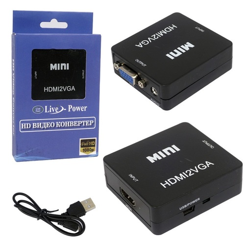 Адаптер HDMI - VGA + Audio No brand 