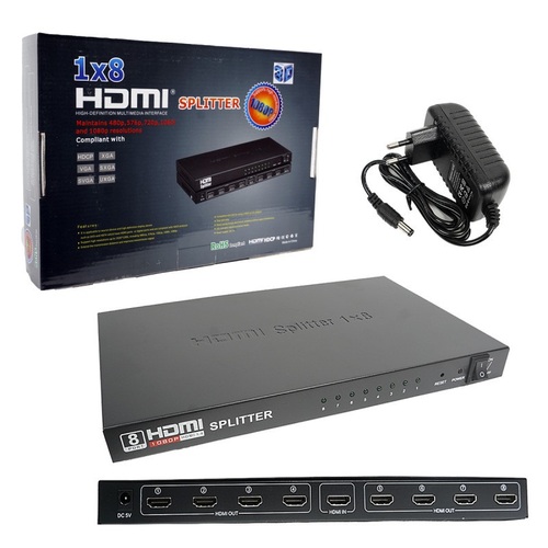 Разветвитель HDMI - HDMI x8 No brand