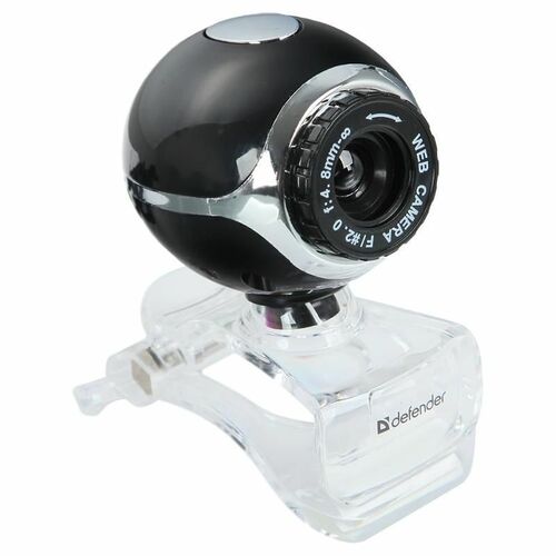 Веб-камера Defender C-090 0.3 Мп, 640x480, крепление на монитор, микрофон