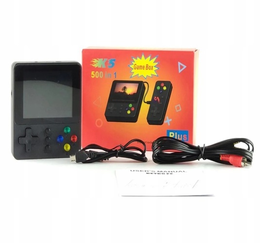Приставка игровая портативная (8 bit) No brand K5 500в1 + джойстик - 3
