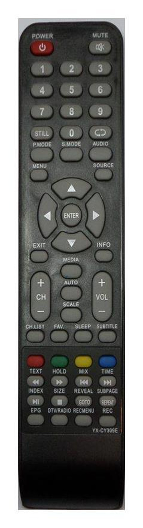 Пульт дистанционного управления для ТВ RUBIN/ROLSEN YX-CY309E