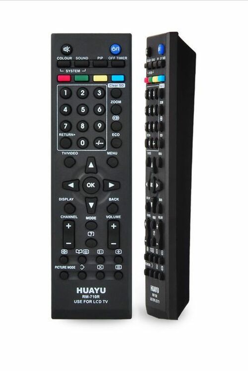 Пульт дистанционного управления для ТВ JVC HUAYU RM-710R универсальный (корпус типа RM-C2020)