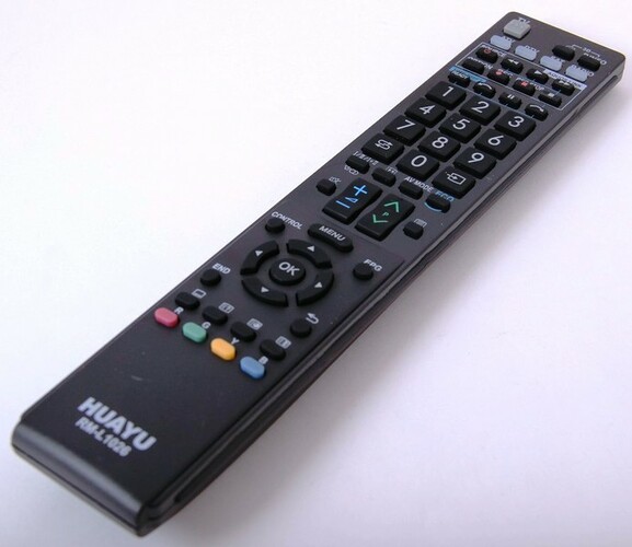 Пульт дистанционного управления для ТВ SHARP RM-L1026 (корпус типа GA841WJSA)