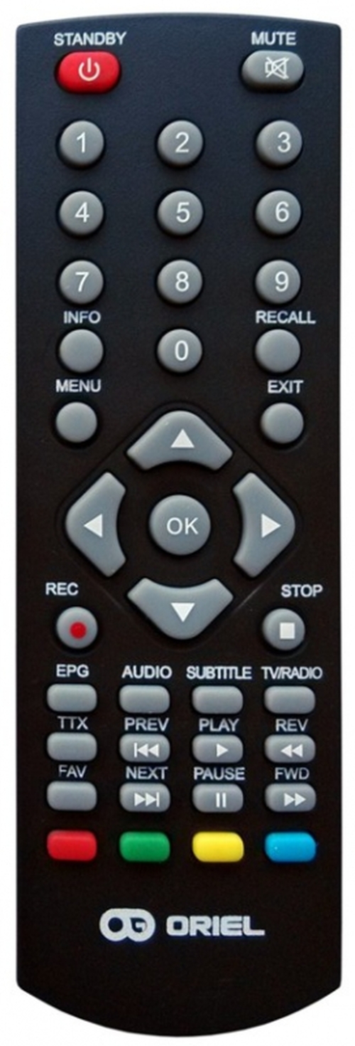 Пульт дистанционного управления для ТВ-приставки ORIEL ПДУ-9 (для моделей 790/960/961)