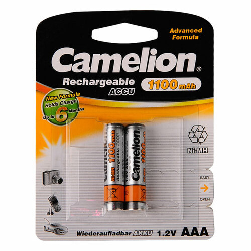 Аккумуляторы Camelion R03 1100mAh Ni-Mh BL2