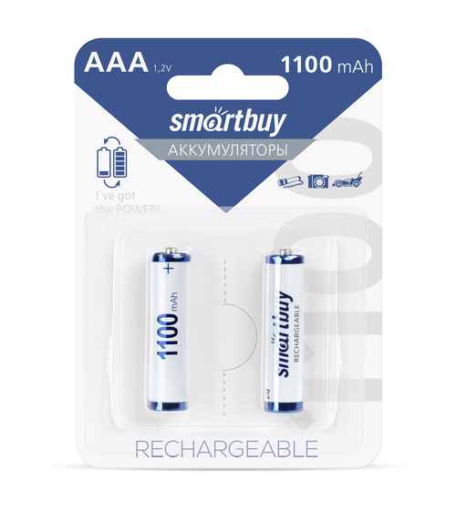 Аккумуляторы Smartbuy R03 1100mAh Ni-Mh BL2