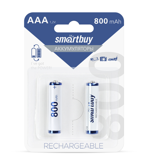 Аккумуляторы Smartbuy R03 800mAh Ni-Mh BL2