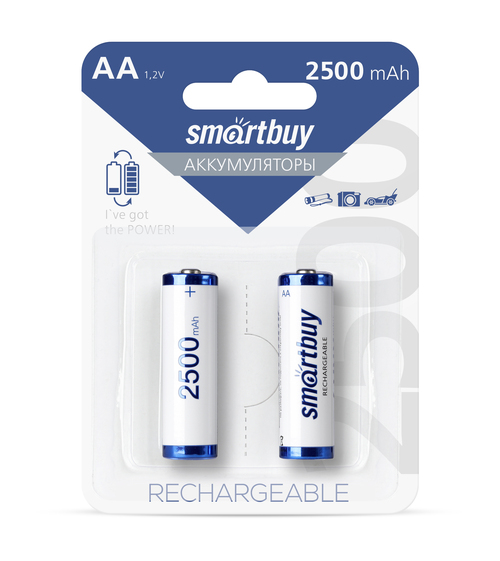 Аккумуляторы Smartbuy R06 2500mAh Ni-Mh BL2
