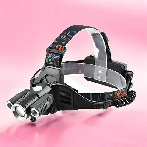 Фонарик налобный No brand W601/602/603 1+2 LED 2*18650 T6 диод