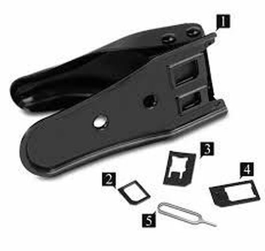 Адаптер Инструмент обрезки Sim-карт 2в1 microSIM+nanoSIM