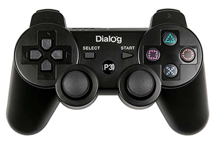 Геймпад Dialog Gan-Kata GP-A16RF беспроводной PS3 черный 12 кнопок, 2 стика, вибро