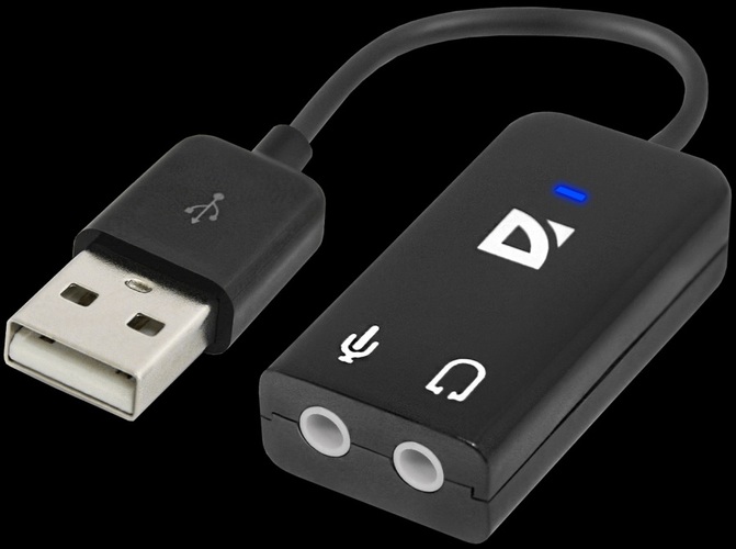 Внешняя звуковая карта defender audio usb