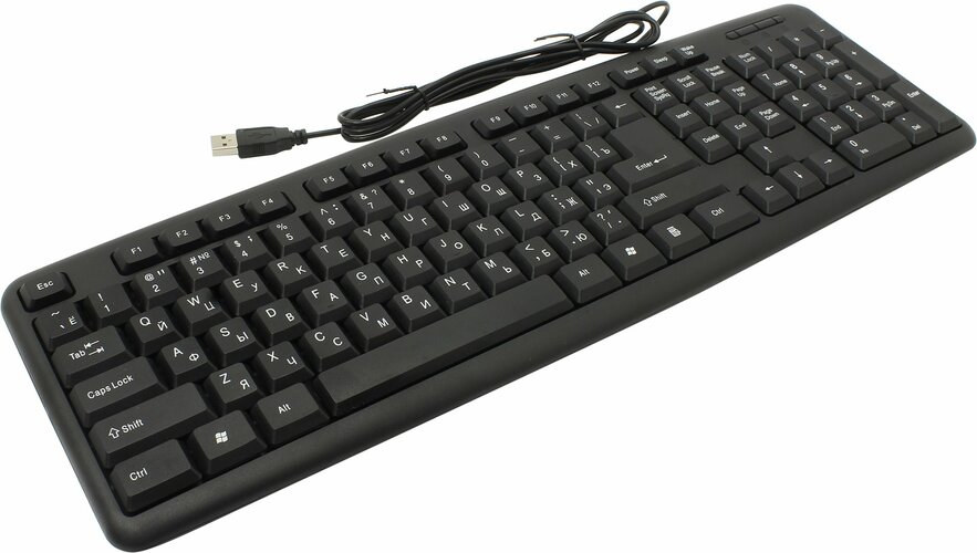 Клавиатура Defender HB-420 проводная офисная черный