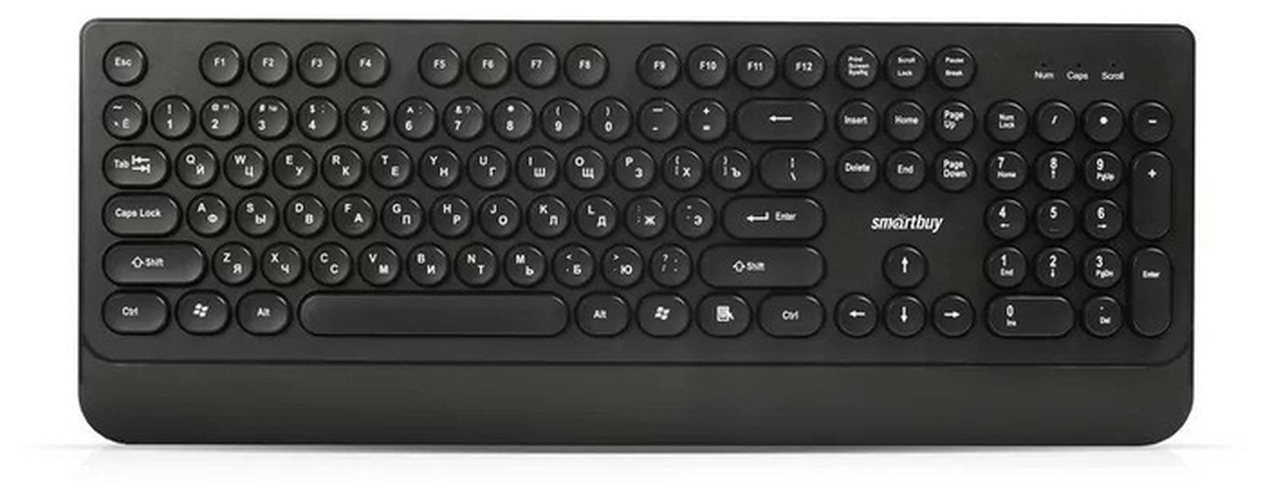Клавиатура Smartbuy ONE 228 SBK-228-K проводная офисная черный