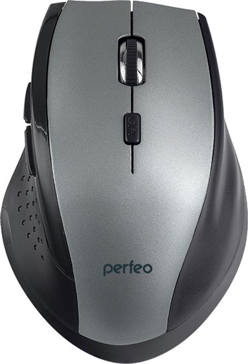 Мышь Perfeo DAILY PF_A4508 беспроводная оптическая 1600 dpi черный 6 кнопок