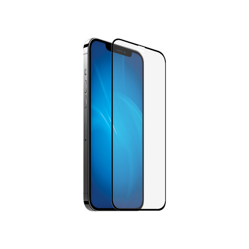 Защитное стекло Apple iPhone 12/12 Pro черный FullGlue DF - 2