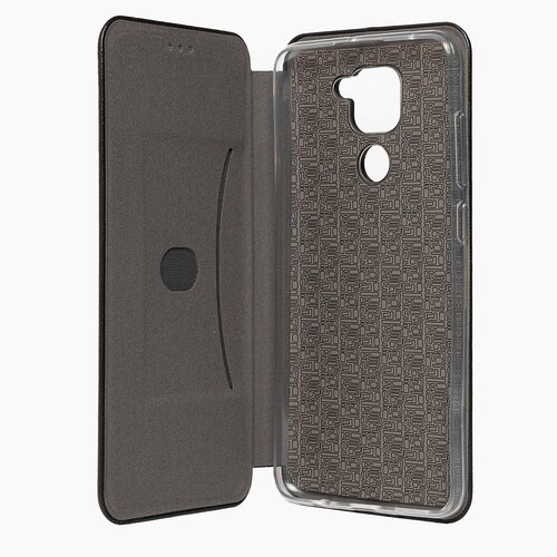 Чехол-книжка Xiaomi Redmi Note 9 черный горизонтальный Fashion Case - 4