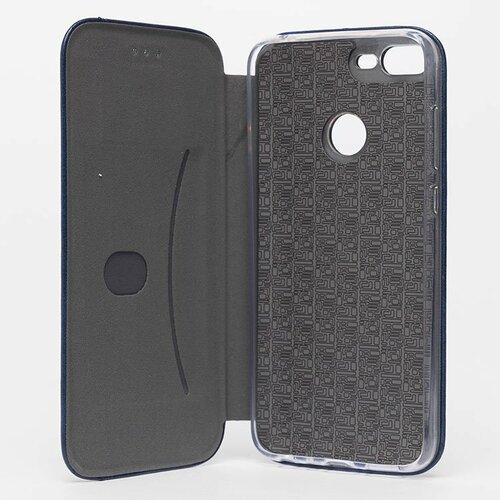 Чехол-книжка Huawei Honor 9 Lite темно-синий горизонтальный Nice Case - 4