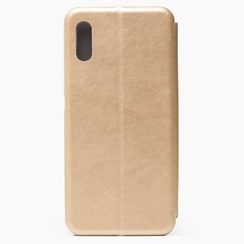 Чехол-книжка Xiaomi Redmi 9A золотой горизонтальный Fashion Case - 3