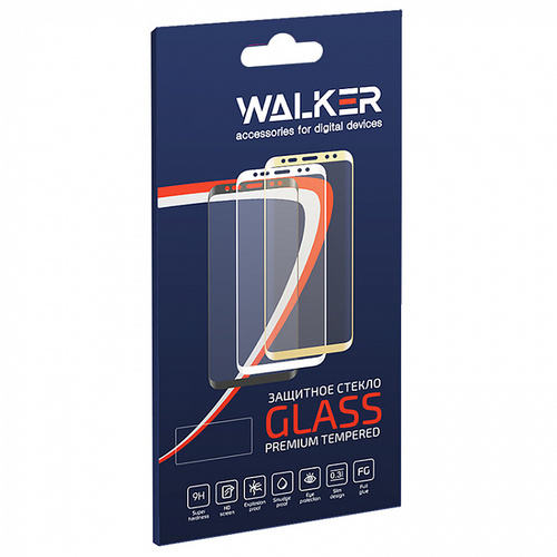 Защитное стекло Huawei Honor 9A/Y6P черный FullGlue WALKER
