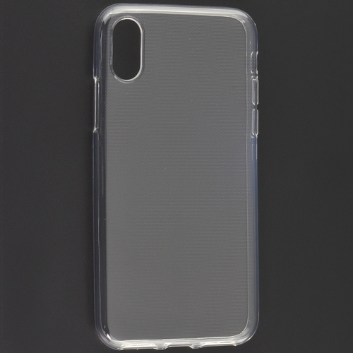 Накладка Apple iPhone X/Xs прозрачный 0.3-0.5мм силикон - 2