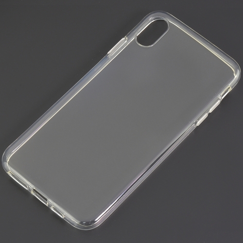 Накладка Apple iPhone Xs Max прозрачный 0.3-0.5мм силикон - 3
