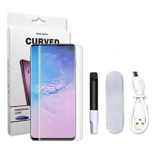 Защитное стекло Samsung S20 FE 5D УФ прозрачное