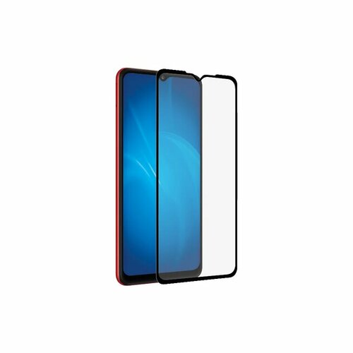 Защитное стекло Samsung A02/A02s/A03/A03 Core/A04/A12/M12/Redmi 10A/9A/9C черный FullGlue тех пак