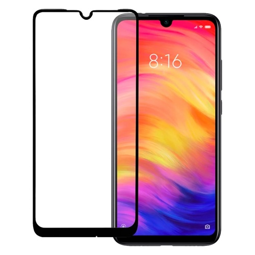 Защитное стекло Xiaomi Redmi Note 7/7 Pro черный FullGlue тех.пак