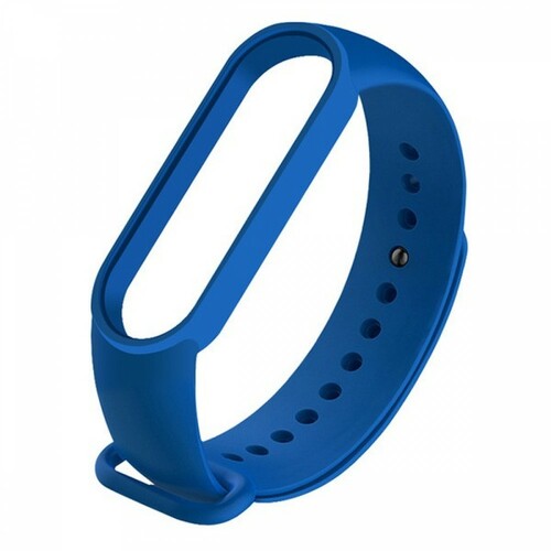 Ремешок Xiaomi Mi Band 5/6 силикон синий