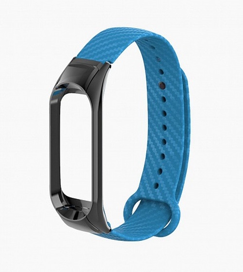 Ремешок Xiaomi Mi Band 3 карбон синий