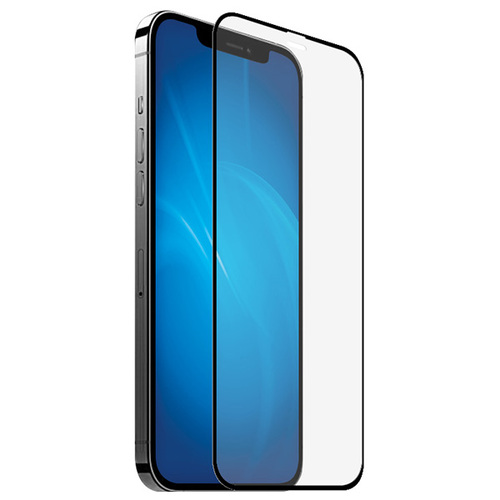 Защитное стекло Apple iPhone 12 mini черный FullGlue Gresso - 2